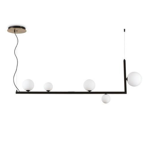 Ideal Lux BIRDS Globe Bar Hanglamp Plafondlamp Zwart