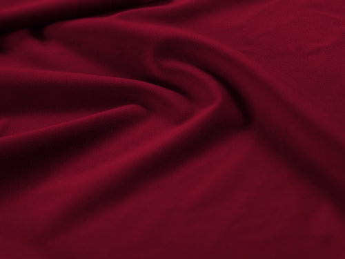 Cosmopolitan Design Panoramische bank Bali 9-zits, flueel, rood - 256x327x75cm