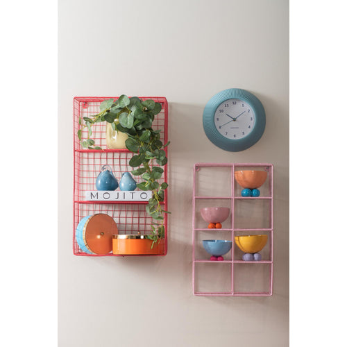 Karlsson wandklok Tender Rib - blauw - Ø25cm - vtwonen shop