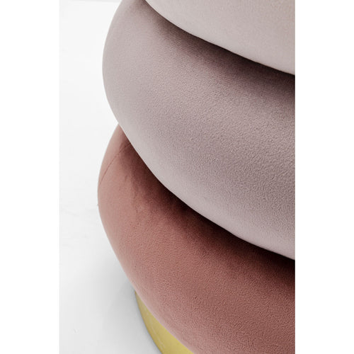 Kare Design Kruk Sandwich fluweel roze