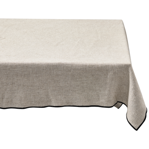 BePureHome tafelkleed Stitch - Polyester - Naturel - 1x140x250 - vtwonen shop