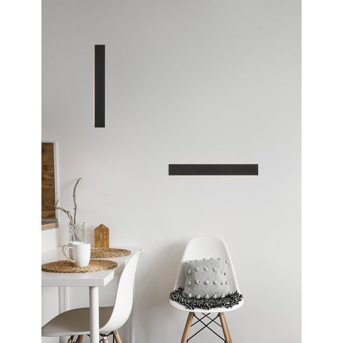 Merano Independence Geïntegreerde LED Wandlamp Sandy Zwart Aluminium LED Philips 20W 230V 1478Lm 3000K IP44