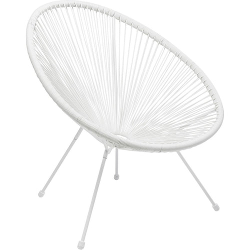 Kare Design Tuinfauteuil Acapulco Mono wit - vtwonen shop