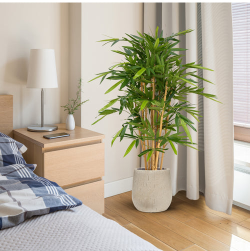 Maxifleur Bamboe deluxe kunstplant 120cm