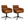 Furnhouse eetkamerstoelen armleuning Marco - Cognacbruin - Leer - Set van 2