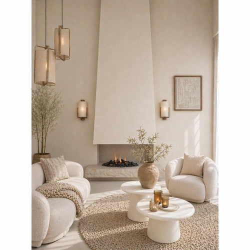 Light & Living wandlamp Litto - bruin - 22x18x36cm