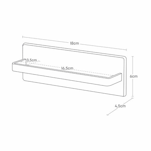 Yamazaki Tower Handdoekhouder Film hook - Wit