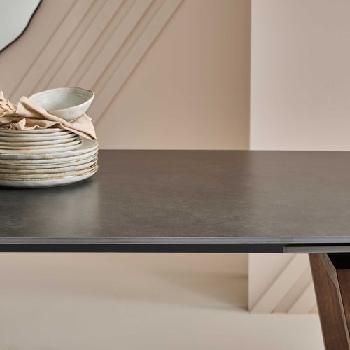 Signature - VECCHIO Eettafel - Grijs - 90x180x76 cm