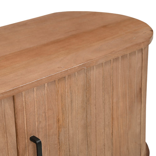 Giga Meubel Tv-meubel Merel - Naturel Mangohout - 200x46x56cm - vtwonen shop