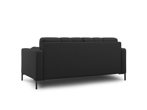 Cosmopolitan Design Bank Bali 2-zits, structurele stof, donkergrijs - 96x152x75cm