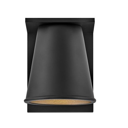 Außenwandleuchte Modern Strukturiert Schwarz 2700K IP44 1x GU10