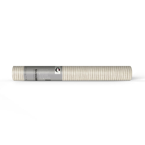vtwonen Vliesbehang - Double Stripes warm grey
