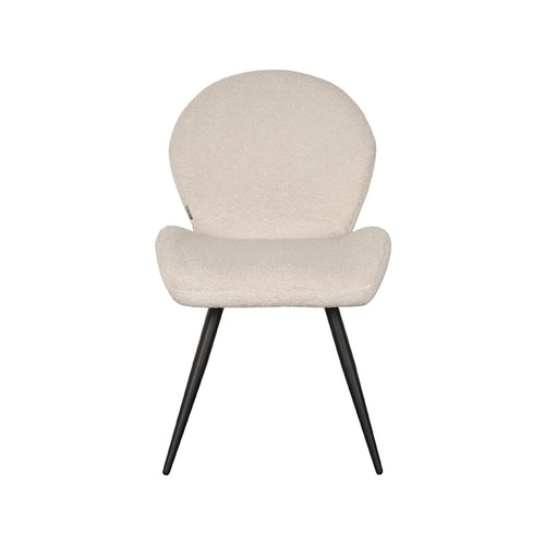 LABEL51 Eetkamerstoel Sky - Beige Teddy - Zithoogte 48cm - Set van 2 - vtwonen shop