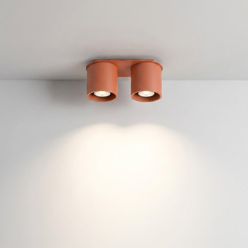Sollux Lighting Plafondlamp ORBIS 2 rode oker - 26x10x12cm