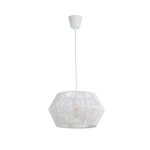 Lighto | Hanglamp Rotan Sway Wit Ø35 cm | Sway - vtwonen shop