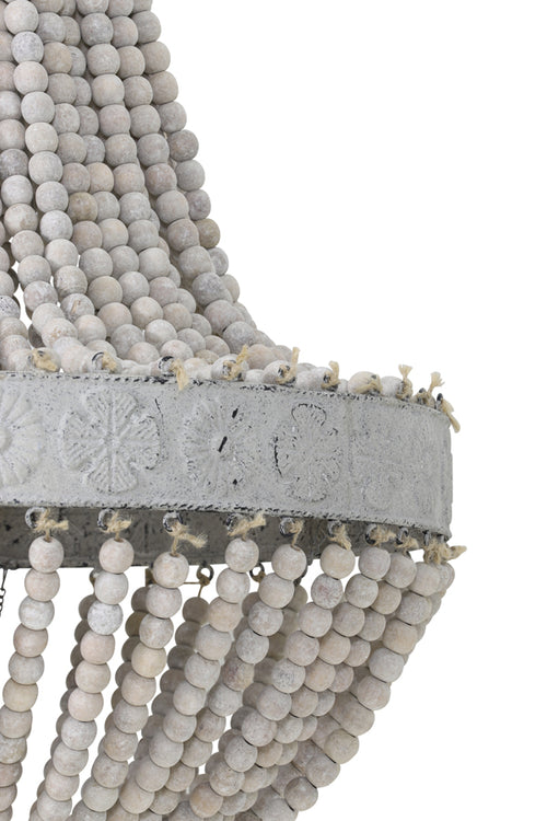 Light & Living hanglamp LUNA - Ø51x63cm - wit - vtwonen shop