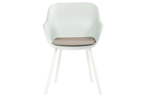 Hartman Tuinstoel Le Soleil - Wit Kunststof - Incl. Kussens - Set Van 2