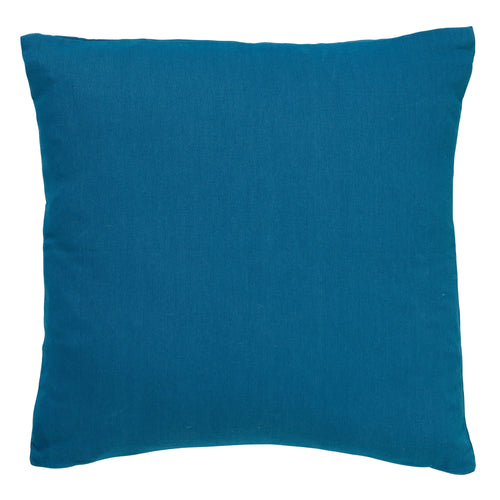 JAMES - Kussenhoes 45x45 cm - duurzaam katoen - effen kleur - Provincial Blue - lichtblauw