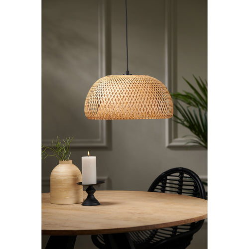 Light & Living hanglamp Timeo - bruin - Ø44cm - vtwonen shop