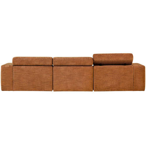 WOOOD chaise longue bank rechts Novi - Polyester - Oranje Melange - vtwonen shop
