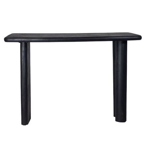 Giga Meubel Sidetable Rumi - Zwart Mangohout - 113x44x76cm - vtwonen shop