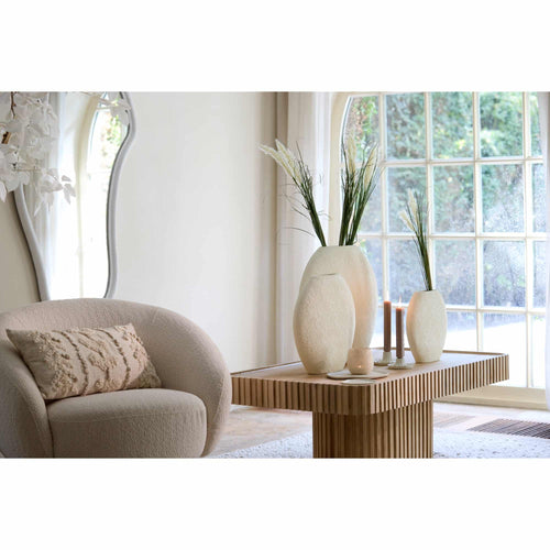 Light & Living vaas Renda - wit - 40.5x11x40cm - vtwonen shop