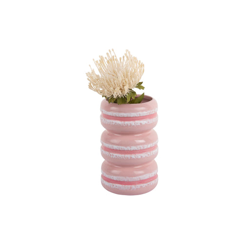 Present Time vaas Macaron - roze - Ø9.3cm