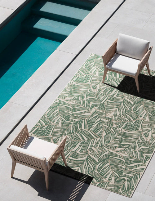 AFK Living vloerkleed Riviera - voor binnen en buiten - groen - 200 x 290 cm