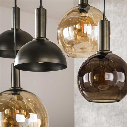 Giga Meubel Hanglamp Cluster - Bruin - 7-Lichts - 145x45x150cm