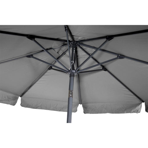 Lesli Living push-up parasol Libra - grijs - Ø300cm