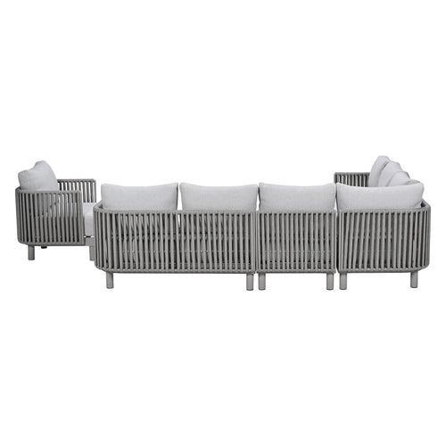 Garden Impressions Loungeset Andong hoek 7-delig - taupe