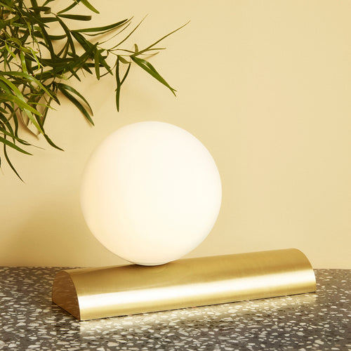 Hübsch tafellamp Balance - glas/ijzer - 30x18xh22cm - vtwonen shop