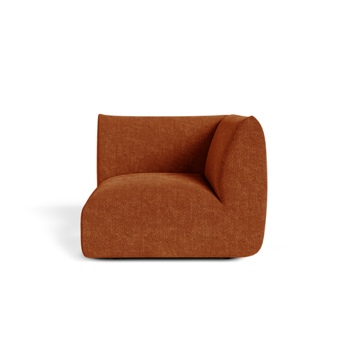 Sia Home - Omkeerbare hoekmodule NOOMA - chenillefluweel terracotta 97cm