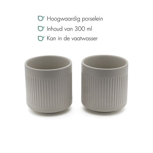 Bredemeijer - Theemok Skagen lichtgrijs s/2 - vtwonen shop