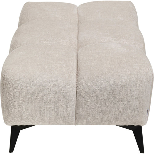Kare Design Kruk Nia fluweel creme