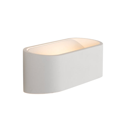 Atmooz wandlamp Lily - wit - 16 x 7 x H 6 cm - geïntegreerde led