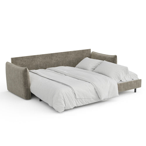 Sia Home - Slaapbank PLUME - getextureerd fluweel mol 213.5cm