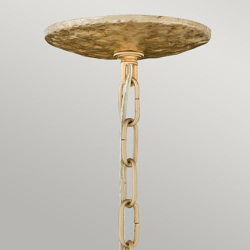 Elstead Spyre - Hanglamp rond 6 lichtbronnen goud, E14