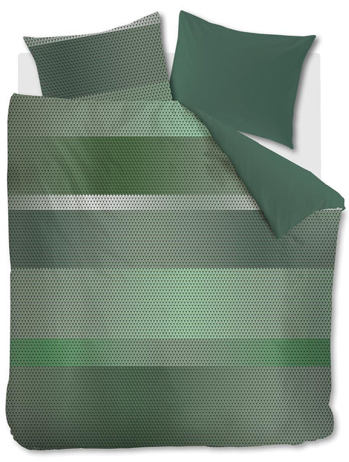 Beddinghouse Dutch Design dekbedovertrek Love song - 200x200/220 cm - groen - vtwonen shop