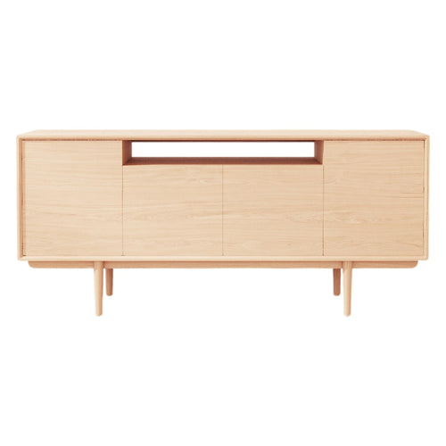Tikamoon Dressoir van massief eikenhout 180 cm - Naturel