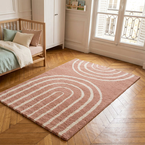 AFK Living vloerkleed Harmoni - voor kinderen - roos - 140 x 200 cm
