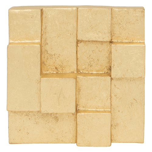 Urban Nature Culture wanddecoratie Burokko Gold - 40x40x12cm - vtwonen shop