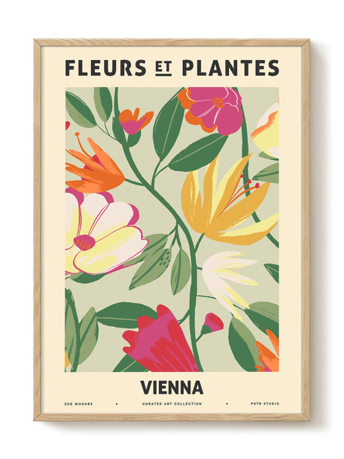 Zoe - Fleurs et Plantes - Vienna - PSTR studio Kunst Poster - vtwonen shop