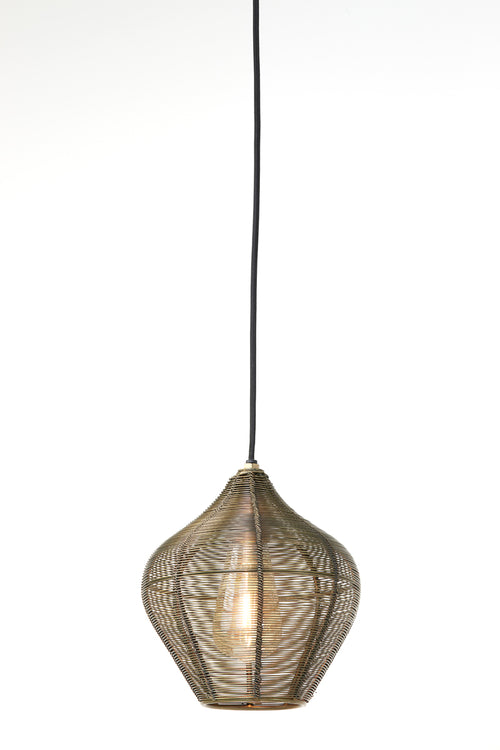 Light & Living hanglamp ALVARO - Ø20x22cm - brons