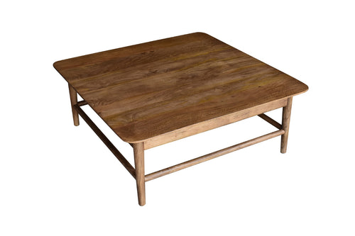Giga Meubel Salontafel Lana - Naturel Mangohout - 100x100x45cm - vtwonen shop