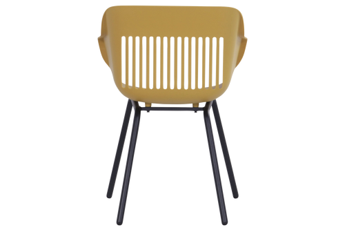 Hartman Tuinstoel Jill Rondo - Geel Kunststof - Set Van 2 - vtwonen shop