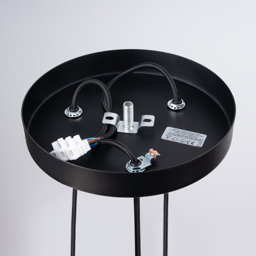 Sollux Lighting Hanglamp PRYSM 3P zwart - 19,5x19,5x120cm