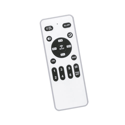 CristalRecord plafondventilator Moll - 1 lichts - 56  x 23.5   cm - zwart hout
