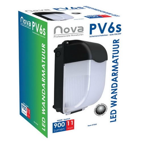 Ylumen buitenlamp Nova - 1 lichts - 14  x 26.5   cm - zwart - vtwonen shop