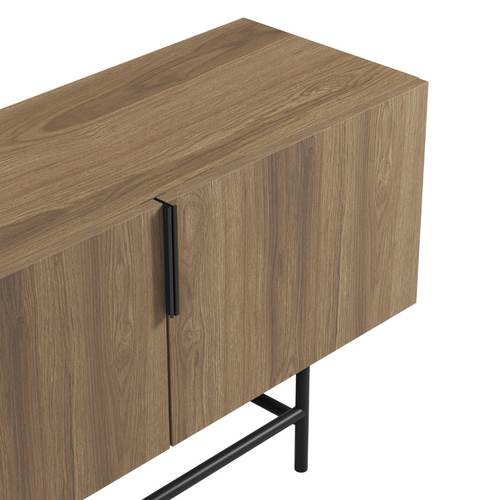 Calicosy - TV-meubel RIMA - donker hout 200x35x55 cm